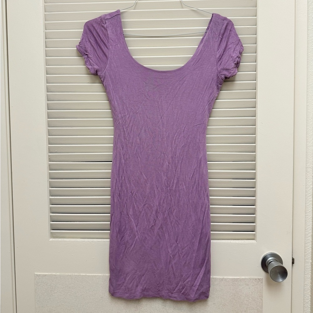 Elegant Purple Women's Dress